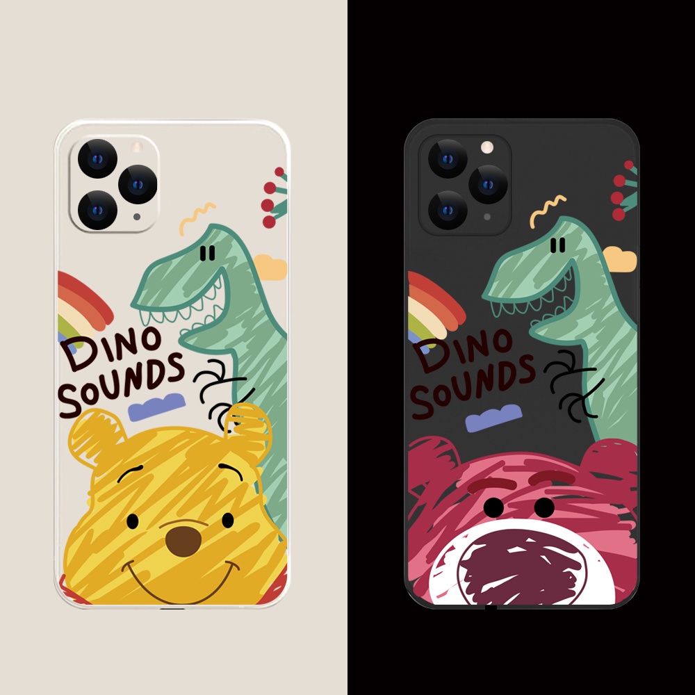 Ốp lưng cạnh vuông Samsung A10/A30S/A72/A50S/A32/...viền bảo vệ camera hình Dino Sounds