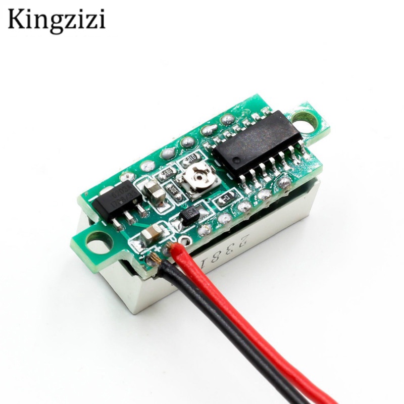 Volt kế thử nghiệm kỹ thuật số mini hiển thị LED 0.28 inch 2.5-40V