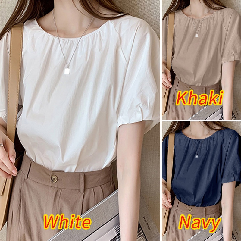 Áo tay lửng Zanzea cổ tròn phong cách Hàn Quốc trẻ trung sành điệu cho nữ