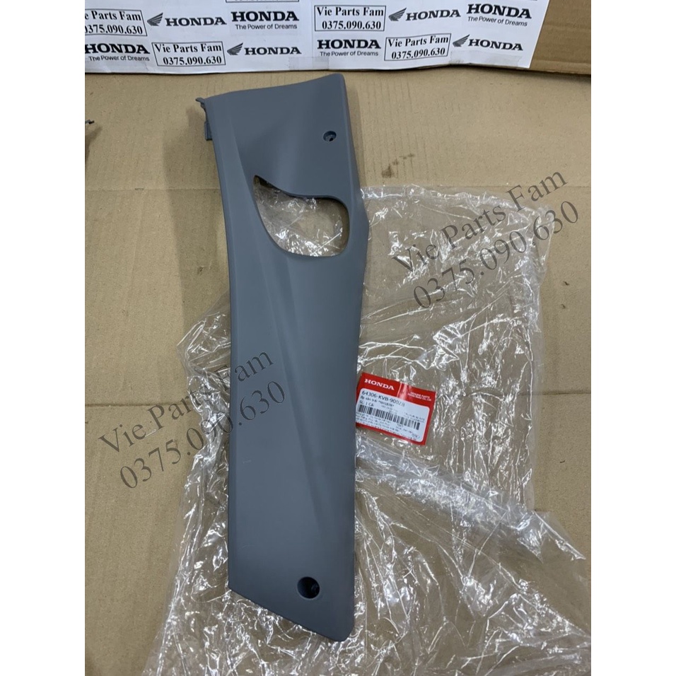 Ốp nẹp sàn trái phải Click 110 đời đầu màu xám, hàng din Honda mới 100%