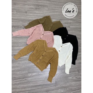 ÁO KHOÁC MỎNG LEN DÁNG CROPTOP