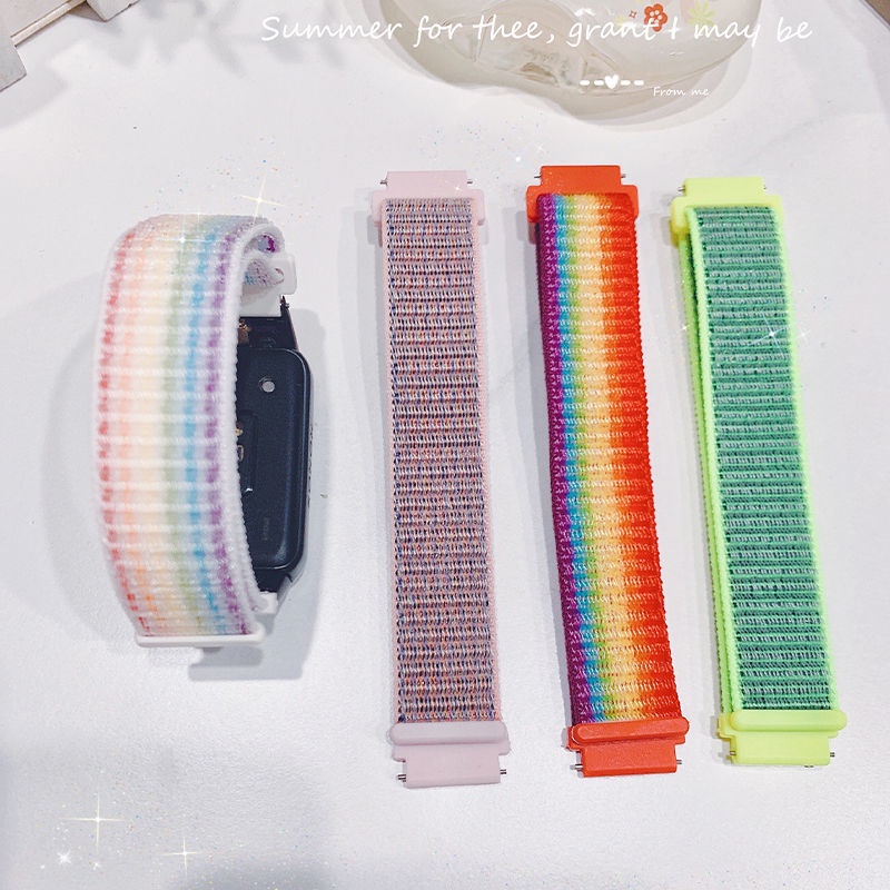 Dây Đeo Nylon Có Nam Châm Cho Đồng Hồ Thông Minh Huawei Band 7 / 6 Pro Honor Band 6