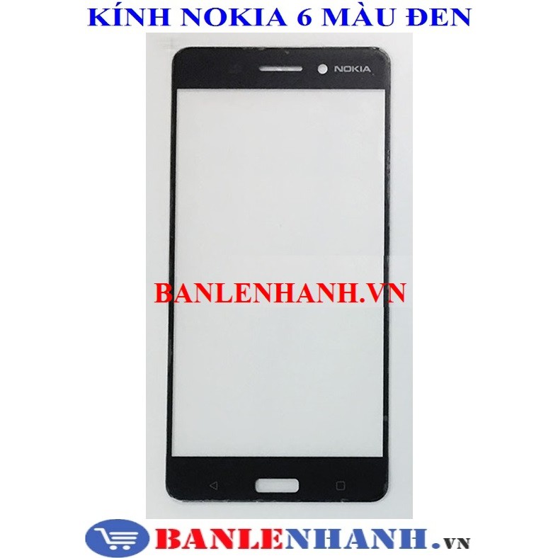 KÍNH NOKIA 6 MÀU ĐEN  [KÍNH ZIN, XỊN]