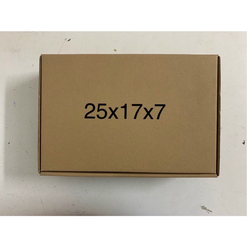1 thùng giấy size 25x17x7