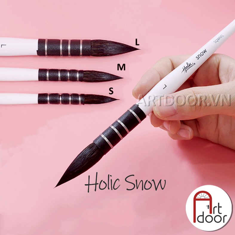 Cọ vẽ đầu Mop màu nước NABII Holic lông Sóc