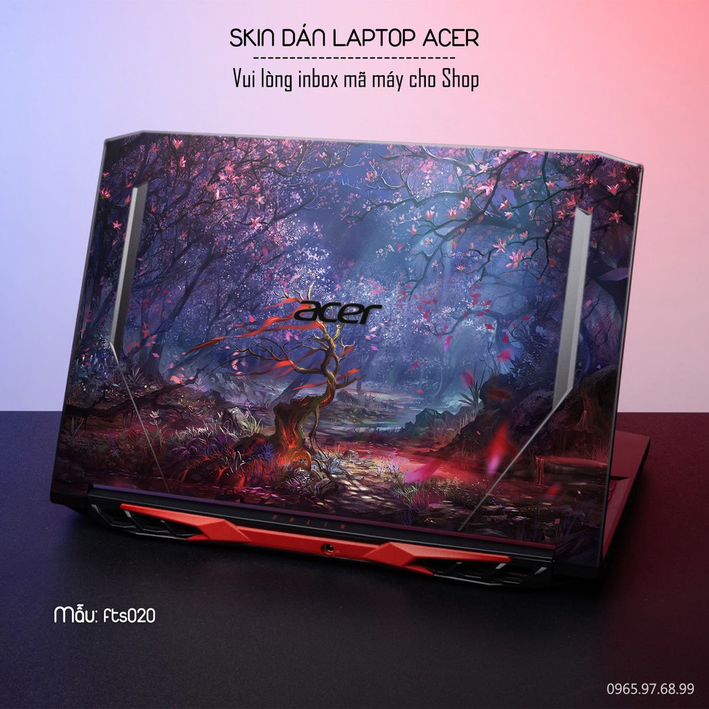 Skin dán Laptop Acer in hình Fantasy _nhiều mẫu 3