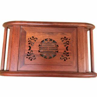 Khay ấm chén gỗ hương size 55