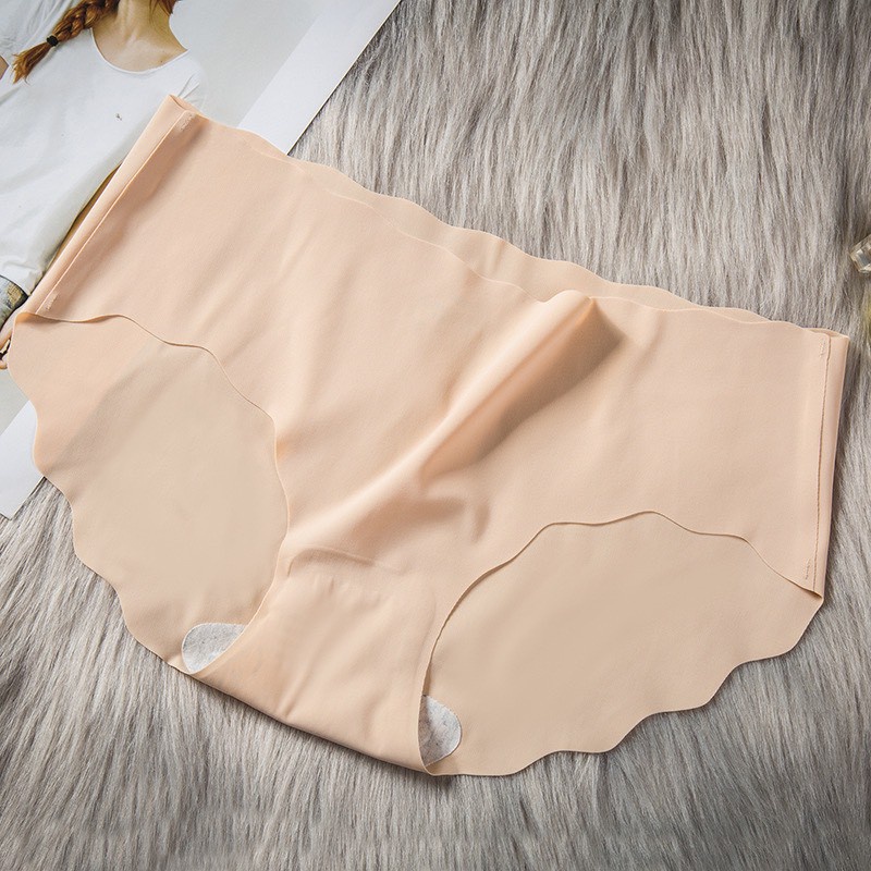 Quần Lót Nữ Đúc Su Thun Lạnh không đường may viền sóng gợi cảm tôn dáng sexy ❤️ Quần lót đúc su thun lạnh mã 63
