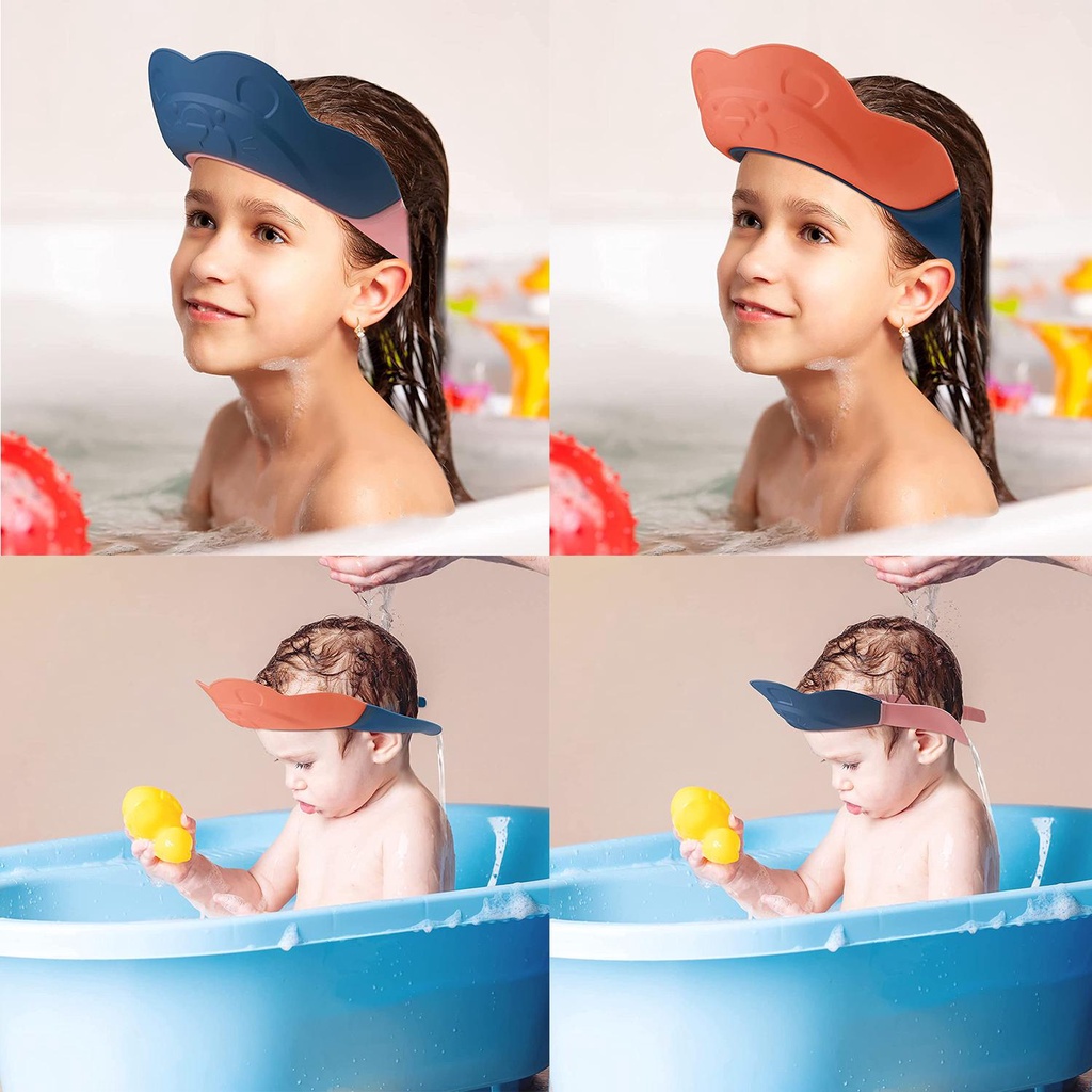 WONDER Mũ Tắm Dễ Thương Có Thể Điều Chỉnh Cho Bé