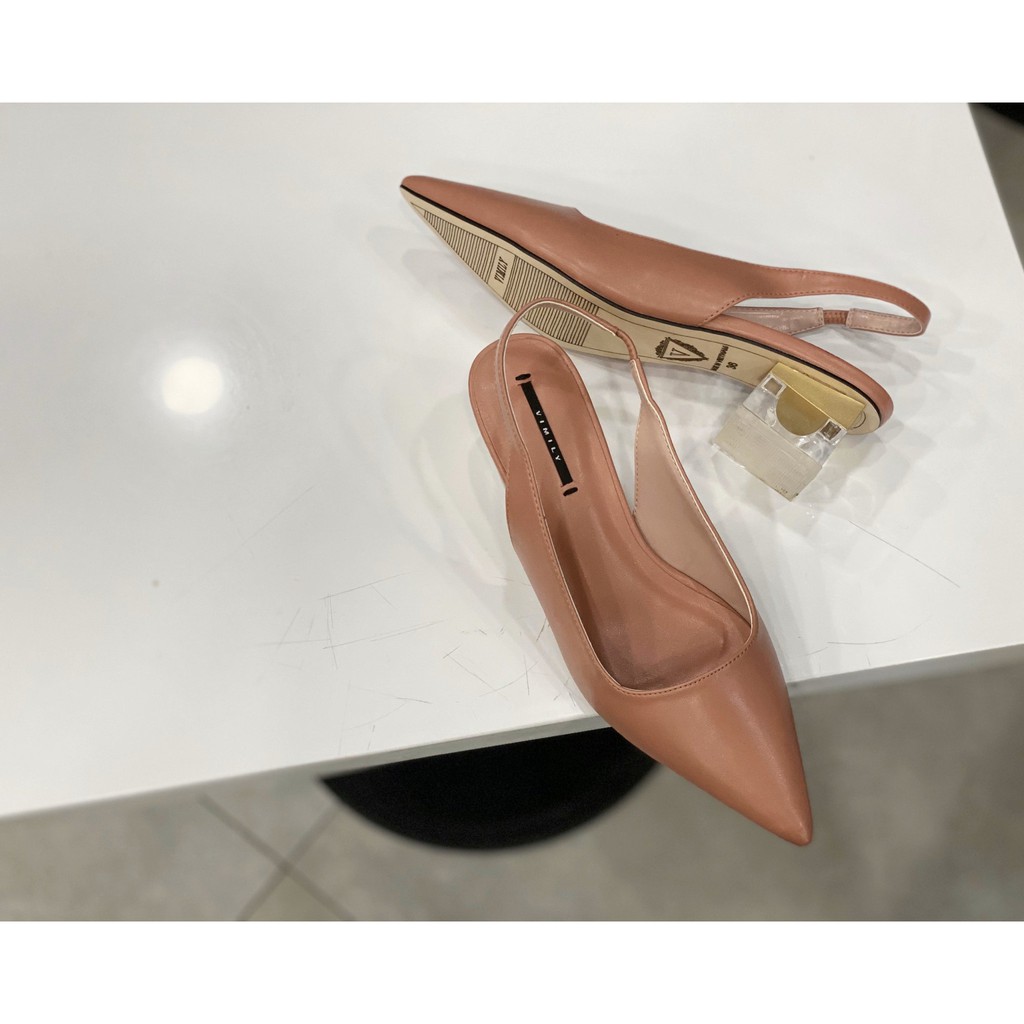 Slingback Vimily gót khoen lỗ GJM017