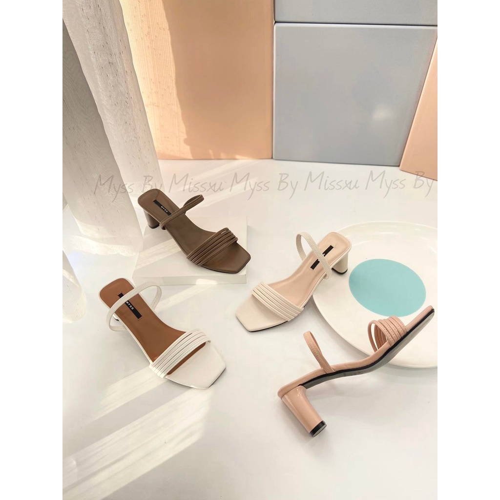 Giày sandal nữ dây nhuyễn bản ngang 5 cm thời trang MYSS  - SD97