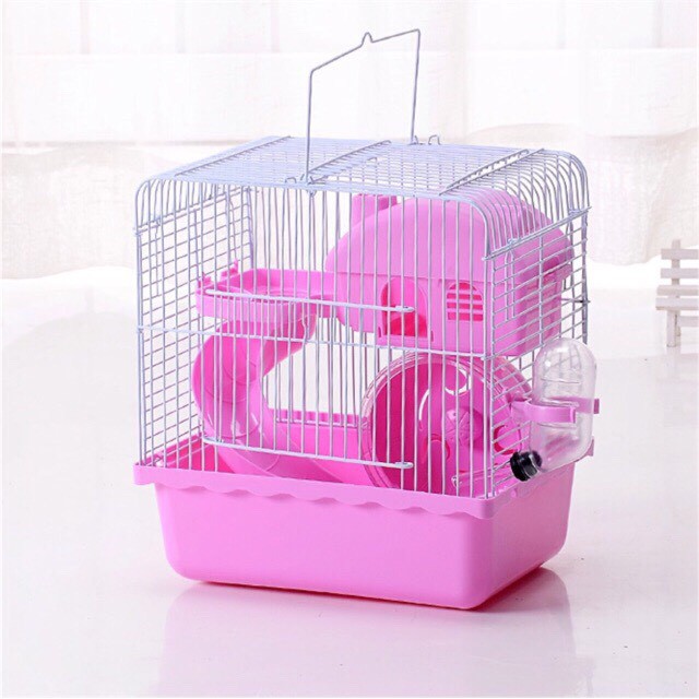 (HOẢ TỐC HCM) Lồng mặt hề full phụ kiện cho hamster