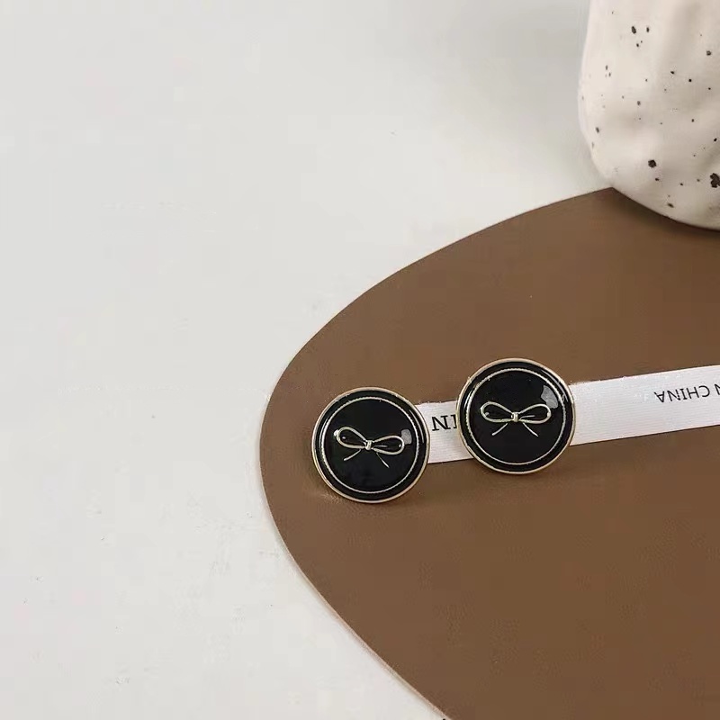 Bông tai mạ bạc 925 đính ngọc trai giả đơn giản phong cách Hàn Quốc