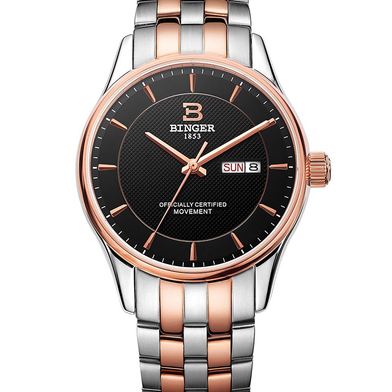 Đồng hồ nam máy cơ automatic Dress Watch Binger