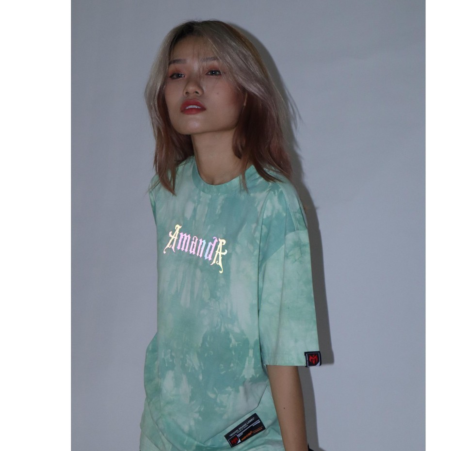 Áo thun loang màu form rộng tay lỡ nam nữ Phông tiedye Unisex phản quang Local Brand Chính Hãng Midori M Studio