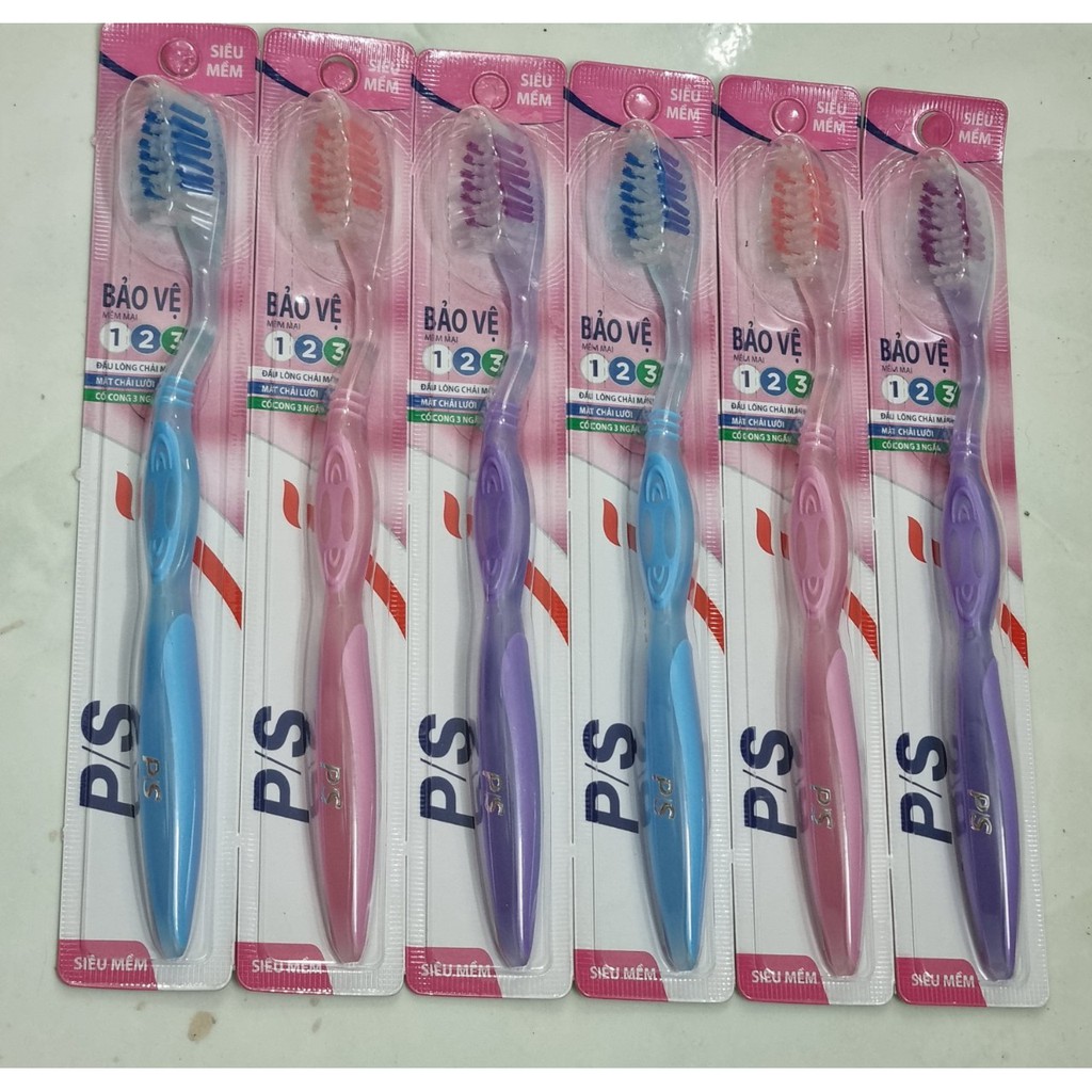 Combo 3 bàn chải P/S 123 siêu mềm