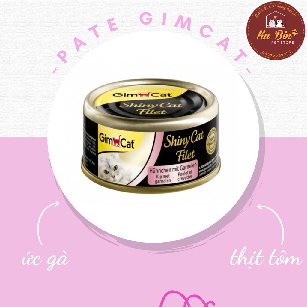 Pate Gimcat lon 70g cho mèo