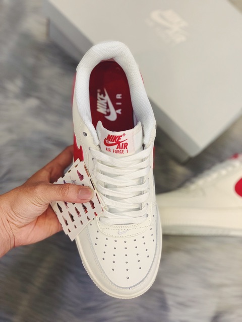 Giày thể thao air force 1 low university red, af1 cao cấp nhẹ bền đẹp .