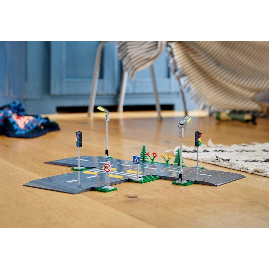 Lego HaHa - Lego City - Base - Tấm Nền - Con Đường Thành Phố - 60304