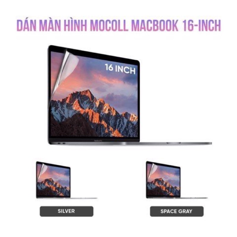 (Có Macbook Air 15 inch 2023) Dán màn hình Mocoll Mac Pro m1 m2 14 inch / Mac Pro m1 m216 inch Nguyễn Gia Cao Đạt Q5