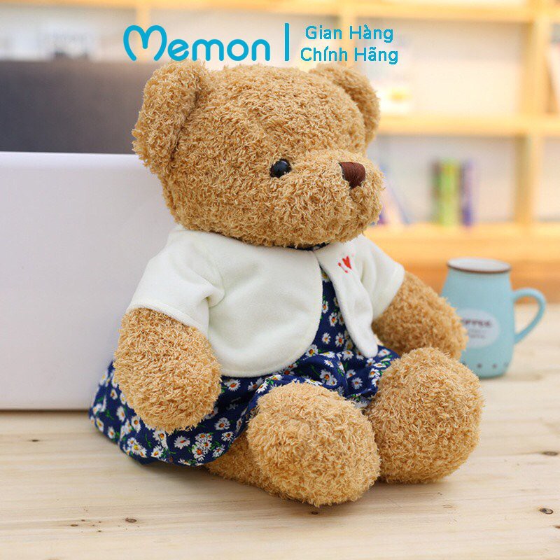 Gấu Bông Teddy Hug Me Đôi Nhồi Gòn Cao Cấp Memon