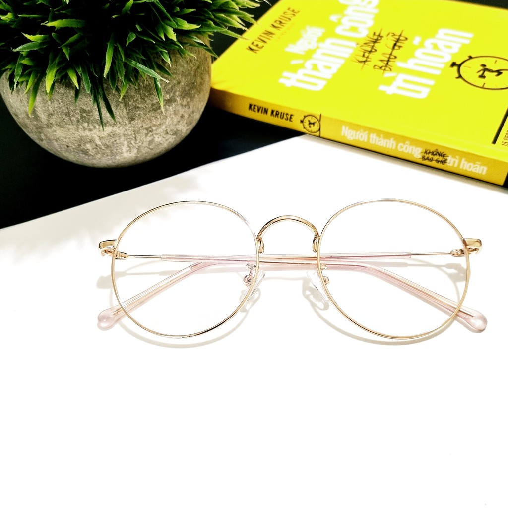 Gọng kính kim loại nobita Glasses Garden vintage 2297 - Có lắp mắt cận theo yêu cầu | BigBuy360 - bigbuy360.vn