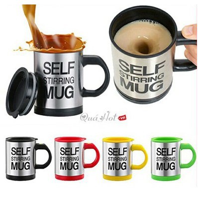 Cốc Pha Cà Phê Thông Minh Tự Khuấy Self Stirring Mug, Dùng Pin Tiện Dụng [DuxBe Store]