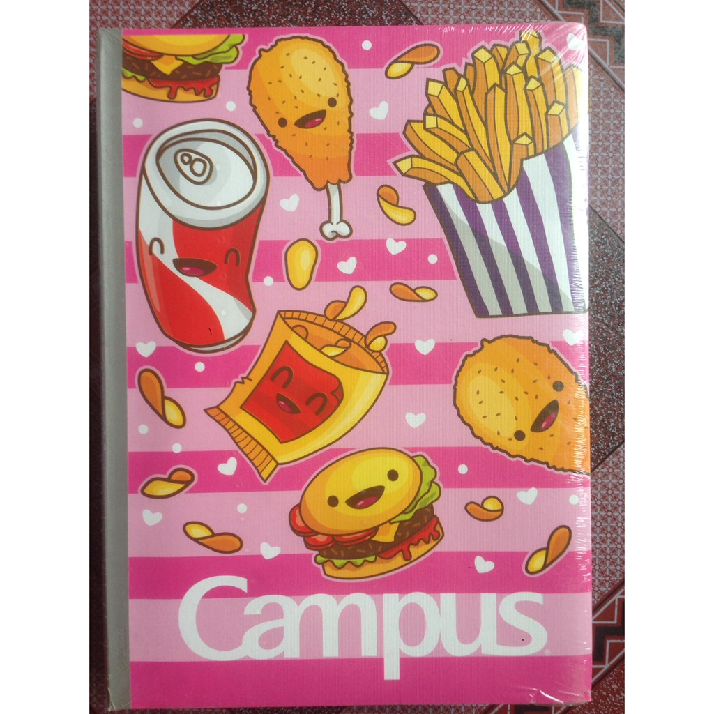 [Mã LIFEBOOK2 giảm 10% đơn 0Đ] 01 quyển Vở kẻ ngang Campus FOOD 120 trang - BFOD120