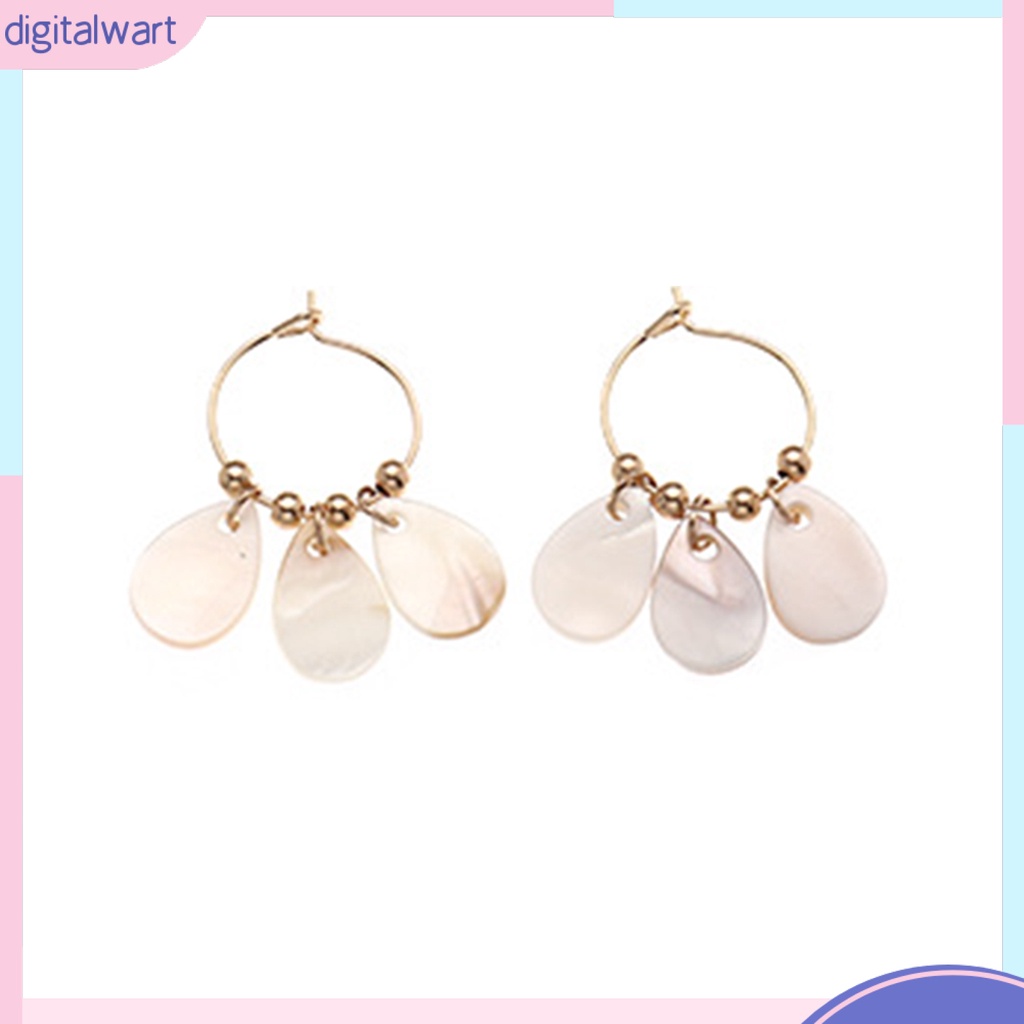 Bộ 6 Đôi Khuyên Tai Hình Vỏ Sò Xinh Xắn Cho Nữ