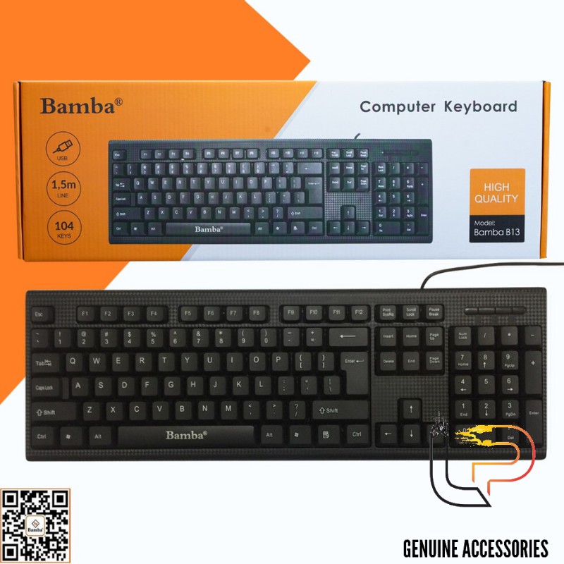 BÀN PHÍM CÓ DÂY BAMBA B13 - KEYBOARD BAMBA B13