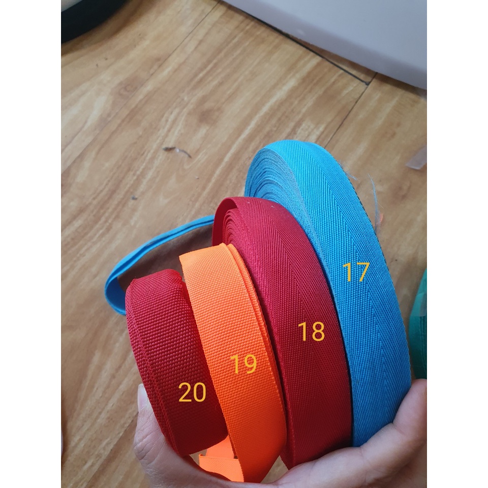 Cuộn 10 m - dây viền 2.5cm may balo, cặp túi, may viền