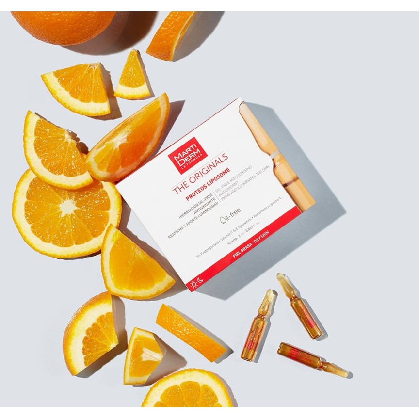 Set tinh chất điều tiết bã nhờn MartiDerm The Originals Proteos Liposome