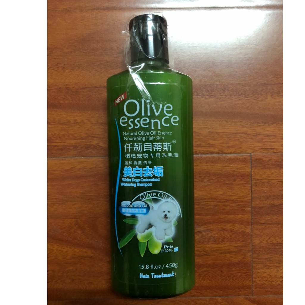 Sữa Tắm Olive Essence 450ml Cho Chó Mèo Khử Mùi Mượt Lông