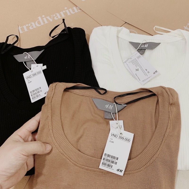 BÁN SỈ COMBO 3 ÁO TĂM CỔ U CHO NỮ