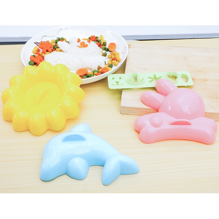 Khuôn tạo hình cơm hình thú mẫu mới