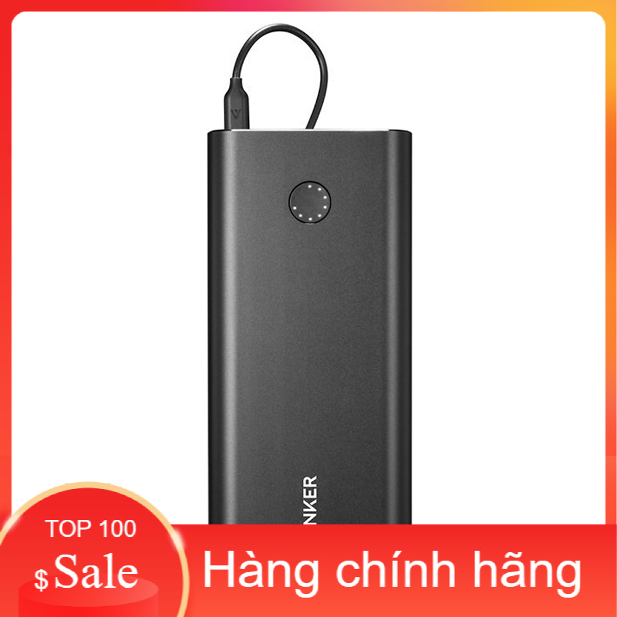 Siêu Phẩm Pin Sạc Dự Phòng Anker PowerCore+ 26800mAh Hỗ Trợ Sạc Nhanh QC 3.0 - A1374H11 (Đen) - Hàng Chính Hãng