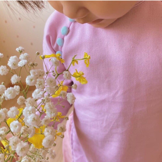 Áo dài tết cho mẹ và bé thiết kế