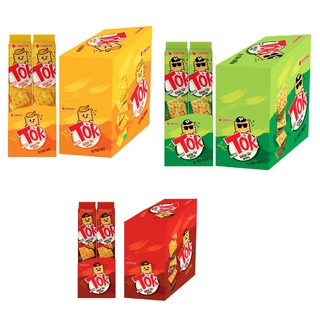 HỘP 10 GÓI BÁNH KHOAI TÂY NƯỚNG TOK VỊ TẢO BIỂN/ PHÔ MAI/ BÒ BBQ 385G