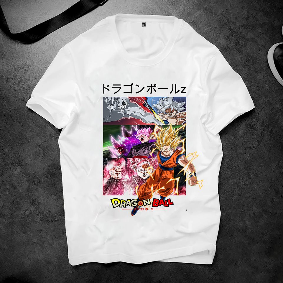 Áo thun form rộng unisex hình GoKu chất vải đẹp2019ts704