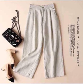 Quần culotte chất đũi siêu mát