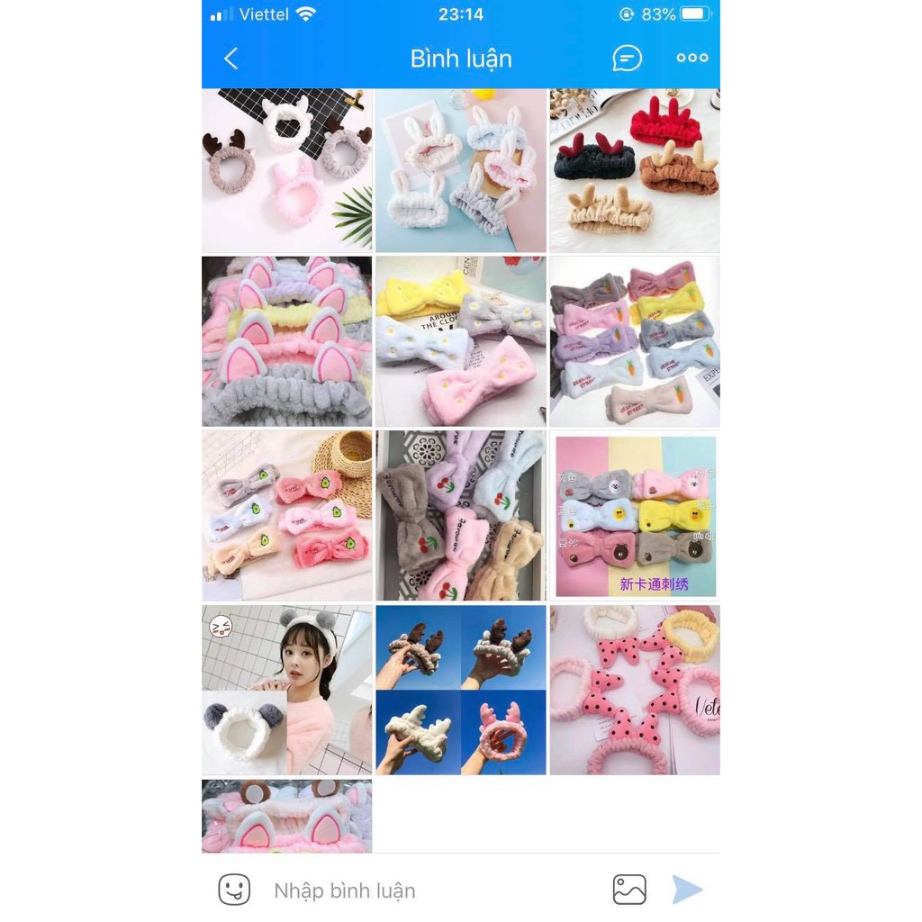 Băng Đô Dễ Thương Cho Nữ