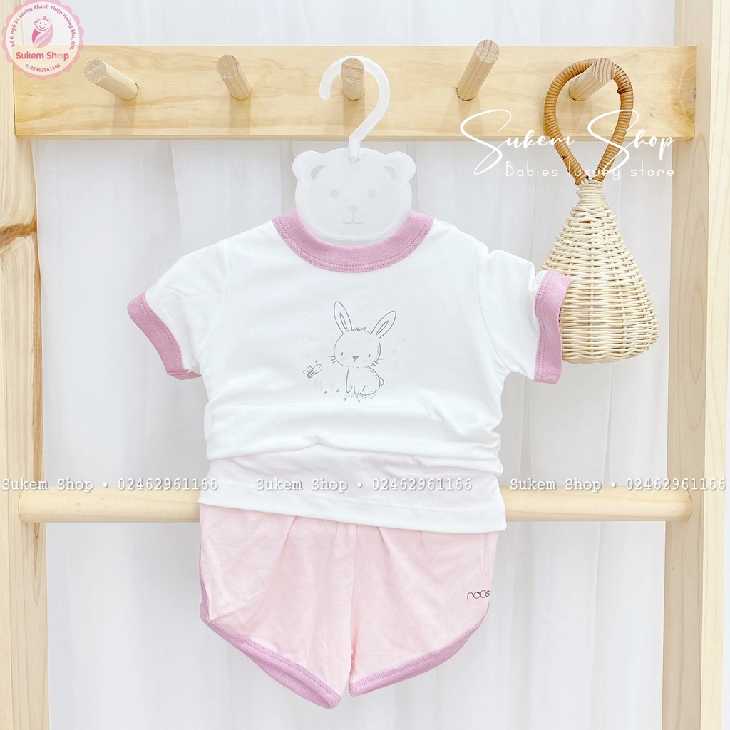 [Nous] Bộ Cộc Tay Cho Bé/Bộ Cộc Tay Cài Vai NOUS Chất Cotton Mềm Mịn Thoáng Mát, Thấm Hút Tốt