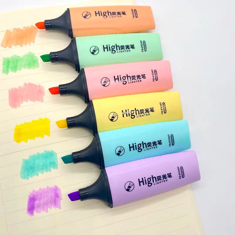 Bút dạ quang bút đánh dấu highlight nhiều màu