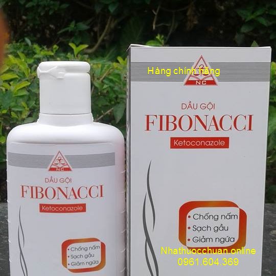 Dầu gội Fibonacci 100ml - trị gàu ,nấm giảm ngứa