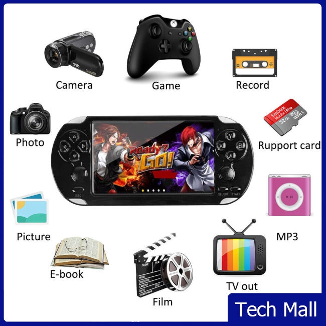 X9 Portable 5.1" Large Screen GBA Handheld Retro Game Console