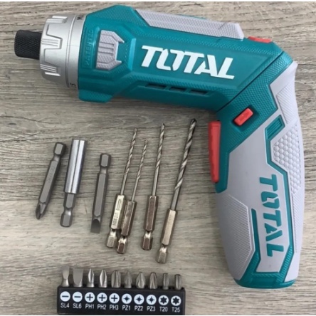 Máy Siết vít dùng pin Lithium 8V TOTAL TSDLI0801.Máy bắn siết vít thích hợp sửa xe , sửa chữa , lao động xây dựng