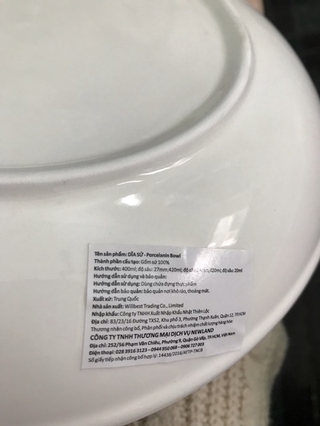 Đĩa trắng 8 inch lòng thấp