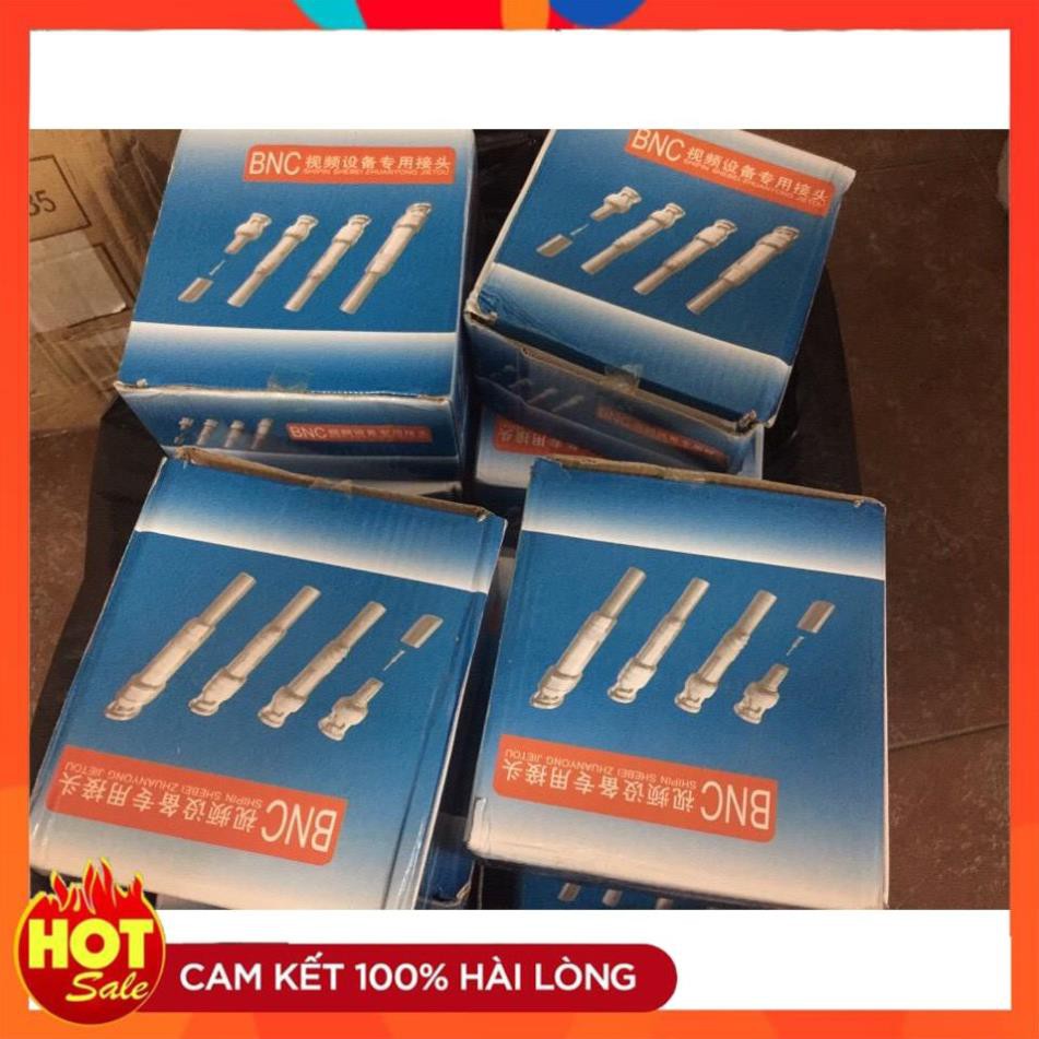 [Hàng Xịn] Hộp 100 jack BNC chuyên dụng lắp camera