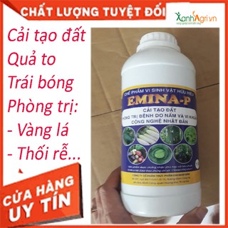 Phân vi sinh Emina-P phun lá cho rau, cây ăn quả, thanh long, sầu riêng