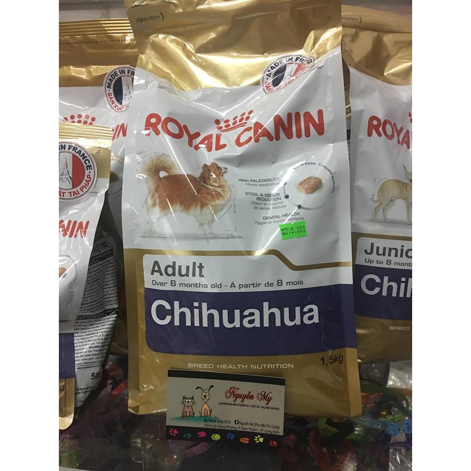 thức ăn chó chihuahua puppy/adult 1,5kg